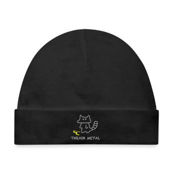 Katzengeist Banana Thrash Metal - Baby Premium Organic Mütze - Schwarz - Vorne