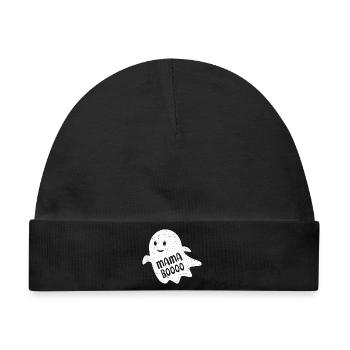 Geist Gespenst Kostüm Mama Halloween Geister - Baby Premium Organic Mütze - Schwarz - Vorne