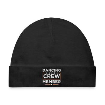 Dancing Crew - Baby Premium Organic Mütze - Schwarz - Vorne