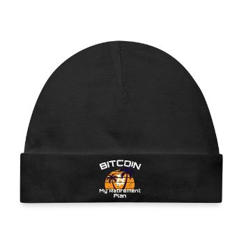Bitcoin - 21 Million - Cryptocurrency - Baby Premium Organic Mütze - Schwarz - Vorne
