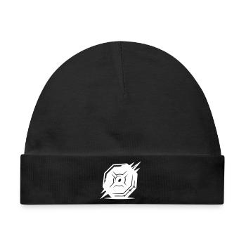 Gewichte Symbol - Baby Premium Organic Mütze - Schwarz - Vorne