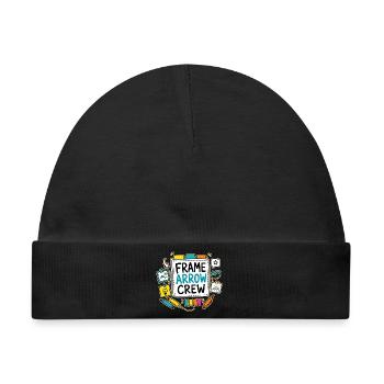 FRAME ARROW CREW - Baby Premium Organic Mütze - Schwarz - Vorne