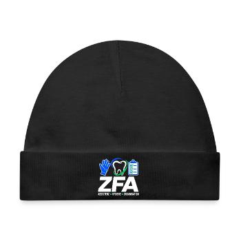 ZFA – Assistenz Hygiene Organisation - Baby Premium Organic Mütze - Schwarz - Vorne
