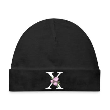 X - Baby Premium Organic Mütze - Schwarz - Vorne