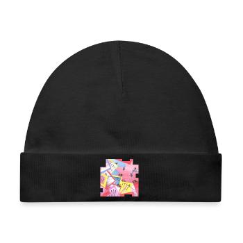 Stadt - Baby Premium Organic Mütze - Schwarz - Vorne