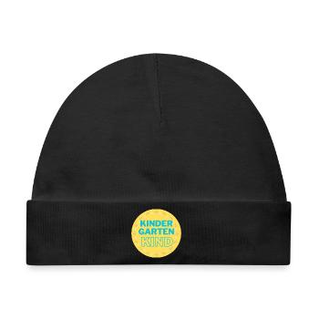 Kindergartenkind - Baby Premium Organic Mütze - Schwarz - Vorne