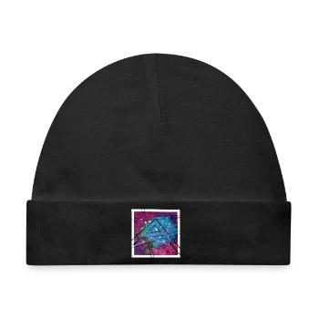 Abstrakte Kunst - Baby Premium Organic Mütze - Schwarz - Vorne