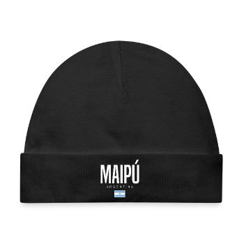 Maipú Argentinien Argentinier - Baby Premium Organic Mütze - Schwarz - Vorne