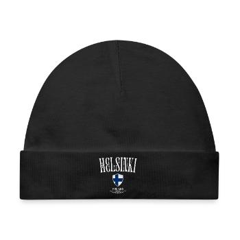 Helsinki, Finnland, Helsinki-Souvenir - Baby Premium Organic Mütze - Schwarz - Vorne