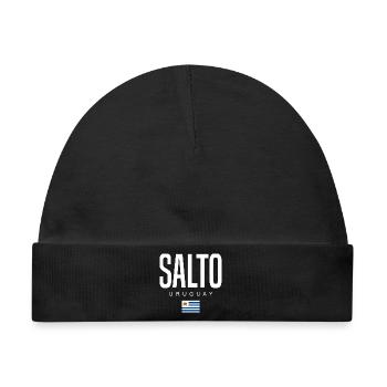 Salto Uruguay Uruguayer - Baby Premium Organic Mütze - Schwarz - Vorne