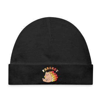 Thanksgiving Mama Mutter Oma Großmutter - Baby Premium Organic Mütze - Schwarz - Vorne