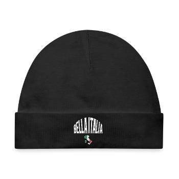 Bella Italia - Baby Premium Organic Mütze - Schwarz - Vorne