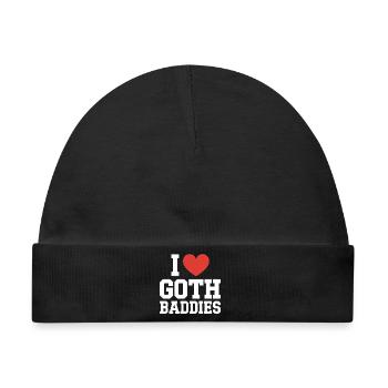 Ich liebe gotische Bösewichte - Baby Premium Organic Mütze - Schwarz - Vorne