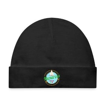 Manarola Cinque Terre La Spezia Italien Souvenir - Baby Premium Organic Mütze - Schwarz - Vorne