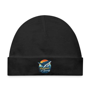 Freedom for Timmy - Sundowner  - Baby Premium Organic Mütze - Schwarz - Vorne