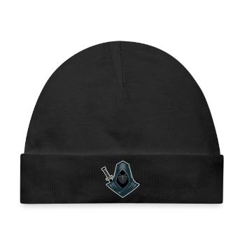 Shinobi-Schattenkrieger-Schleichdesign - Baby Premium Organic Mütze - Schwarz - Vorne