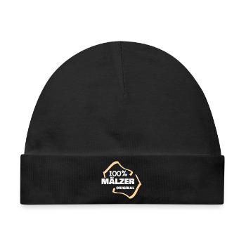 Arbeit Maelzer - Baby Premium Organic Mütze - Schwarz - Vorne