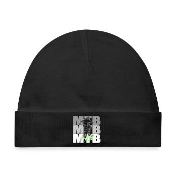 MTB - Baby Premium Organic Mütze - Schwarz - Vorne