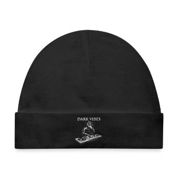 Dark Vibes Plague Doctor DJ - Baby Premium Organic Mütze - Schwarz - Vorne