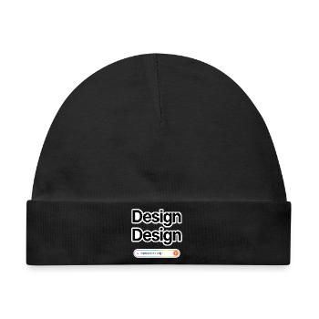 NOAI-Design - Baby Premium Organic Mütze - Schwarz - Vorne