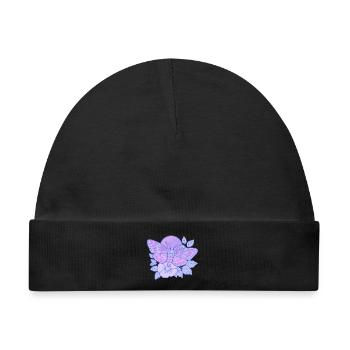Mystic Skull Moth Pastellpastell - Baby Premium Organic Mütze - Schwarz - Vorne