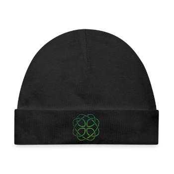 Celtic Knot - Baby Premium Organic Mütze - Schwarz - Vorne