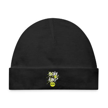 Kita Abgänger Schulkind Einschulung Kindergarten - Baby Premium Organic Mütze - Schwarz - Vorne