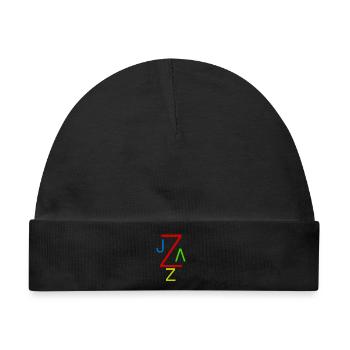 Jazz - Baby Premium Organic Mütze - Schwarz - Vorne