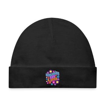 Schlagerfan Schlagermusik Fan Schlager Statement - Baby Premium Organic Mütze - Schwarz - Vorne