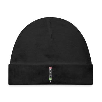 Gangschaltung Getriebe Motorrad Motorräder Biker - Baby Premium Organic Mütze - Schwarz - Vorne