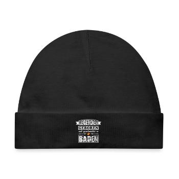 Badner Legenden - Baby Premium Organic Mütze - Schwarz - Vorne