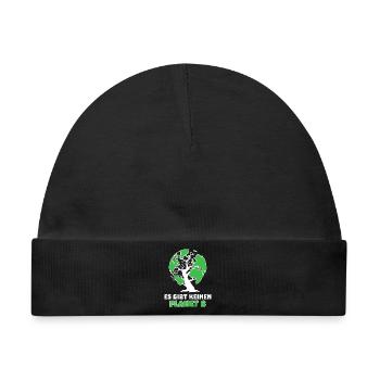 Baum Mutter Erde Planet Umwelt Statement - Baby Premium Organic Mütze - Schwarz - Vorne