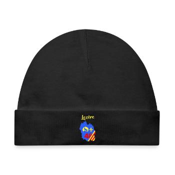 Lozère - Baby Premium Organic Mütze - Schwarz - Vorne