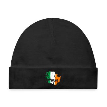 Mayo Irland County | Flagge Landkarte Kontur - Baby Premium Organic Mütze - Schwarz - Vorne