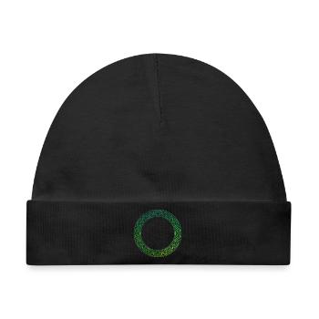 Celtic Knot - Baby Premium Organic Mütze - Schwarz - Vorne