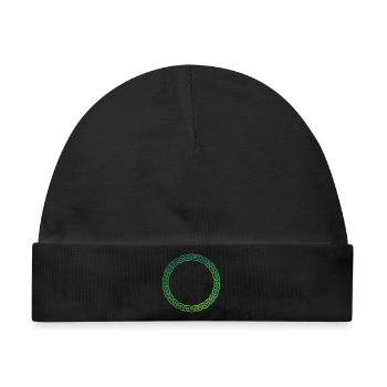 Celtic Knot - Baby Premium Organic Mütze - Schwarz - Vorne