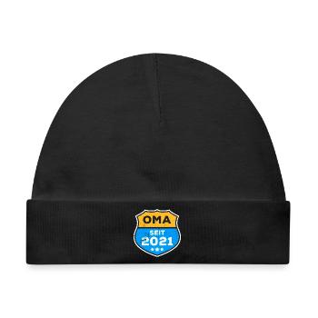 Seniorin Oma Großmutter Statement Ruhestand - Baby Premium Organic Mütze - Schwarz - Vorne