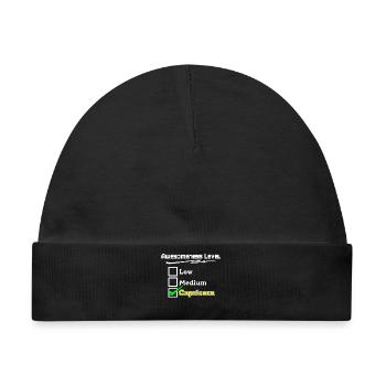 Esoterik Statement Steinbock Horoskop Gezeiten - Baby Premium Organic Mütze - Schwarz - Vorne