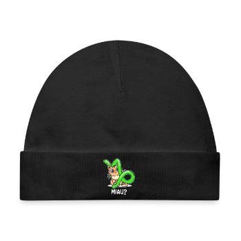 Steinbock Esoterik Statement Aberglaube Horoskop - Baby Premium Organic Mütze - Schwarz - Vorne