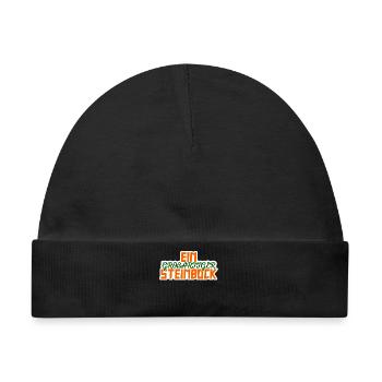 Steinbock Galaxy Statement Tierkreiszeichen Himmel - Baby Premium Organic Mütze - Schwarz - Vorne