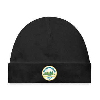 Jacksonville Skyline Crest - Baby Premium Organic Mütze - Schwarz - Vorne