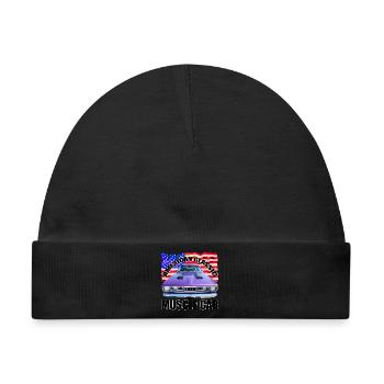 American Classic Muscle Car R6Z - Baby Premium Organic Mütze - Schwarz - Vorne