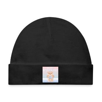 Gute Besserung - KINDER FIEBER - Baby Premium Organic Mütze - Schwarz - Vorne
