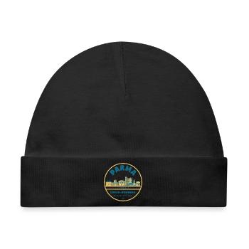 Emilia Romagna Stadtlandschaft - Baby Premium Organic Mütze - Schwarz - Vorne