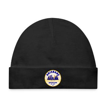 Brisbane Australien Skyline - Baby Premium Organic Mütze - Schwarz - Vorne