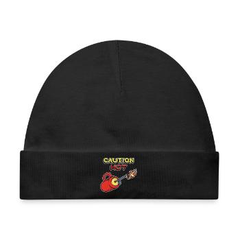 Feuer Feuerwehr Brandschutz Statement Brennen - Baby Premium Organic Mütze - Schwarz - Vorne