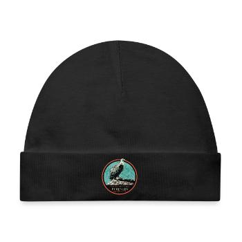 Geier im Pyrenäen-Nationalpark - Baby Premium Organic Mütze - Schwarz - Vorne