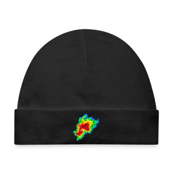 Joplin Superzelle, Tornado, Radar, Sturmjäger - Baby Premium Organic Mütze - Schwarz - Vorne