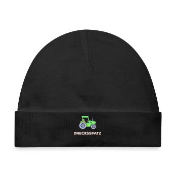 Nutzfahrzeug Spruch Traktor Landleben Landwirt - Baby Premium Organic Mütze - Schwarz - Vorne