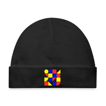 Form, Geometrie, Kunst, Bauhaus - Baby Premium Organic Mütze - Schwarz - Vorne
